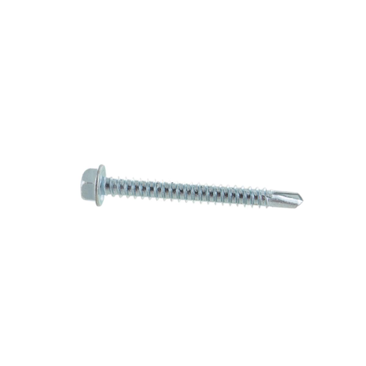 ST Fastening 12 x 2" Self-Drilling HWH Steelbinder Metal Screw, Hex Head - Electro-Galvanized, Qty. 250