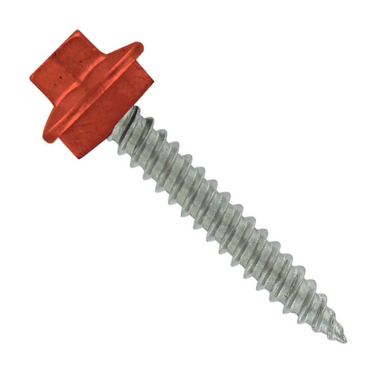 ST Fastening #10 x 1" SS Woodbinder Metal Roofing Screw - Copper | Qty. 144,000 (Pallet)