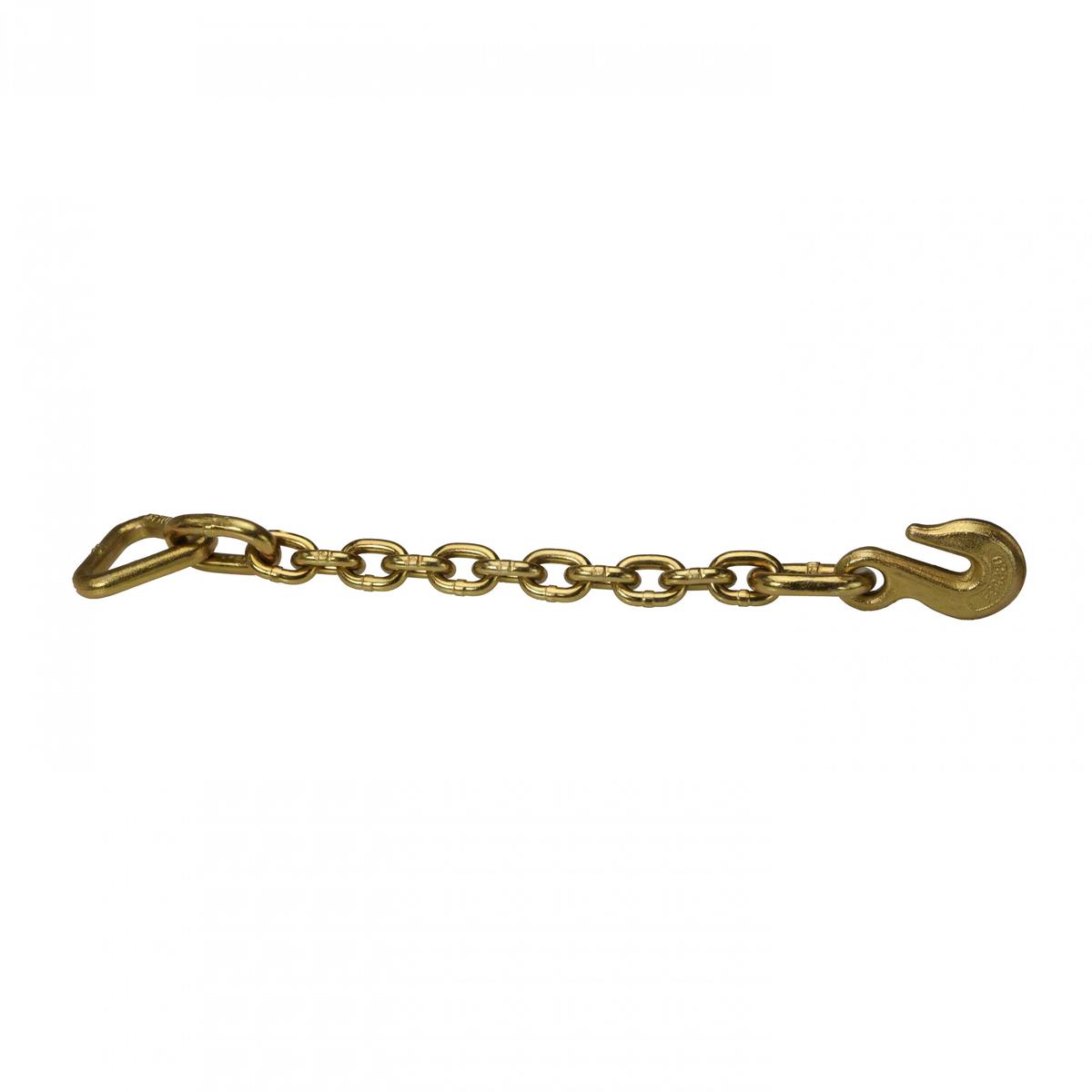 5/16" x 18" Chain Extension w/ 2" D-Ring - 10,000 lbs. BS