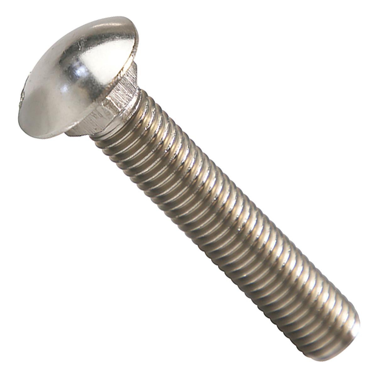 Conquest 5/8" x 3-1/2" Carriage Bolt - 316 Stainless Steel | Qty. 75 (Carton)