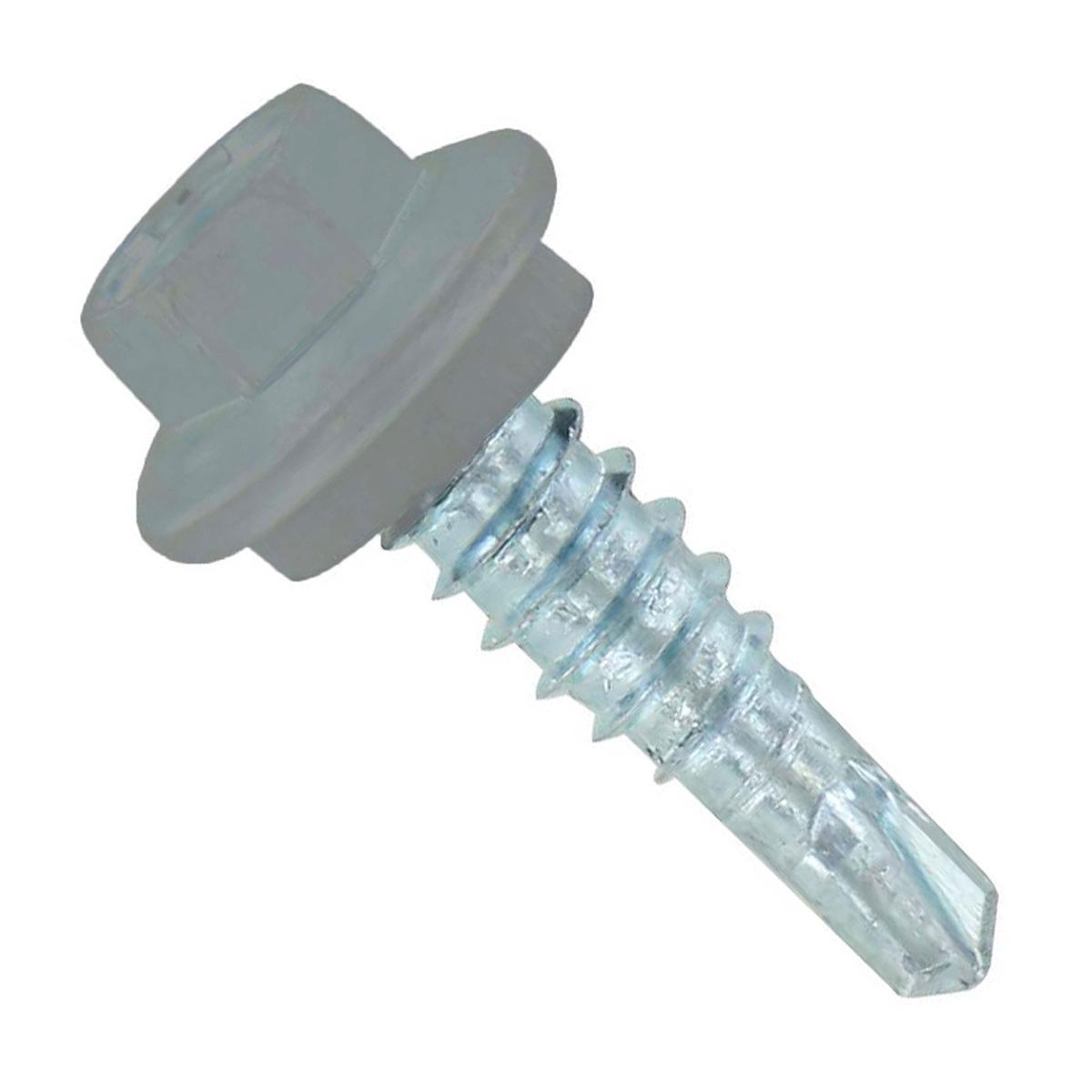 ST Fastening #14 X 7/8" Self-Drilling Maxx Steelbinder Metal Roofing Screw - Ash Gray | Qty. 120,000 (Pallet)