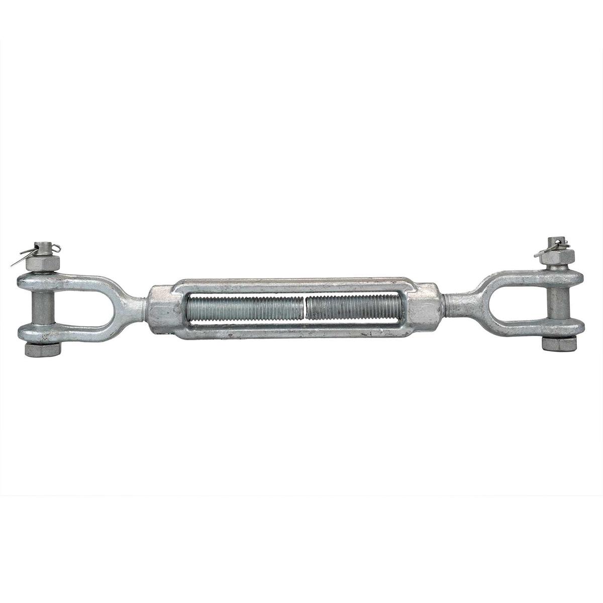 1-3/4" x 18" Jaw & Jaw Galvanized Turnbuckle