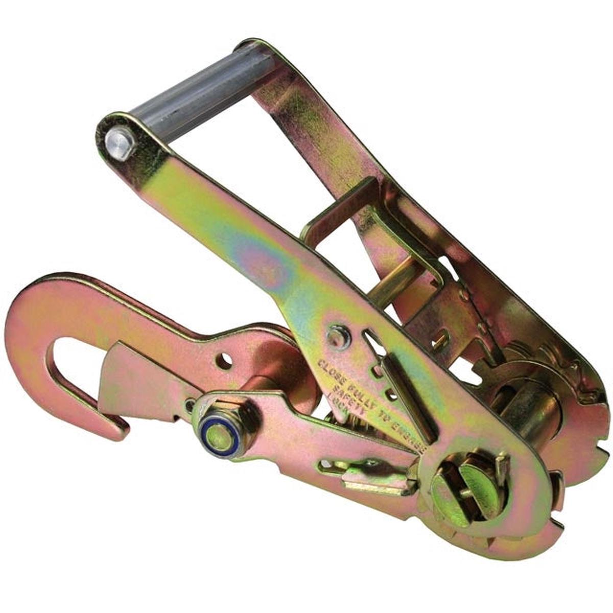 2" Ratchet with Snap Hook | 11,000 lbs. BS