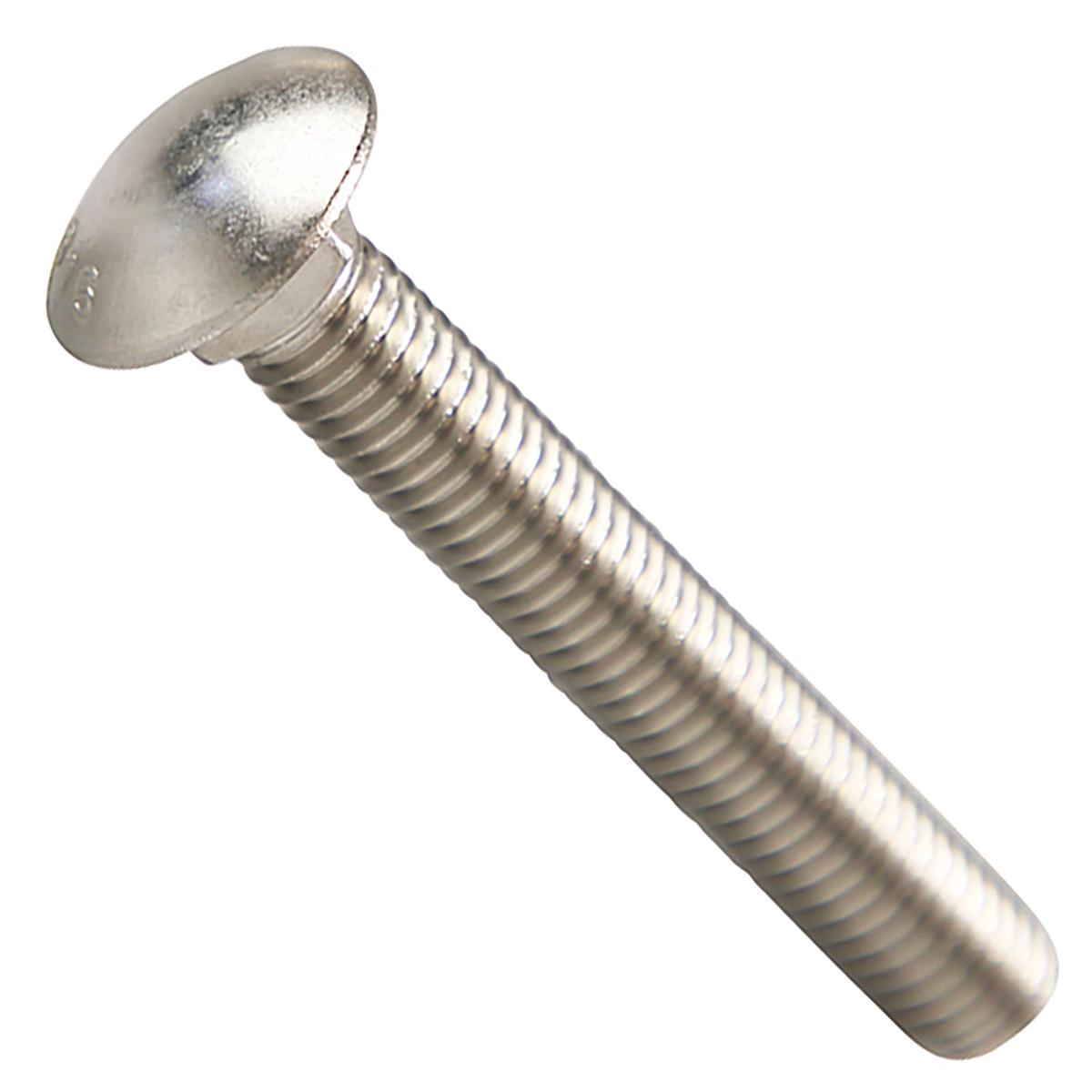 Conquest 1/2" x 3-1/2" Carriage Bolt - 316 Stainless Steel | Qty. 100 (Carton)