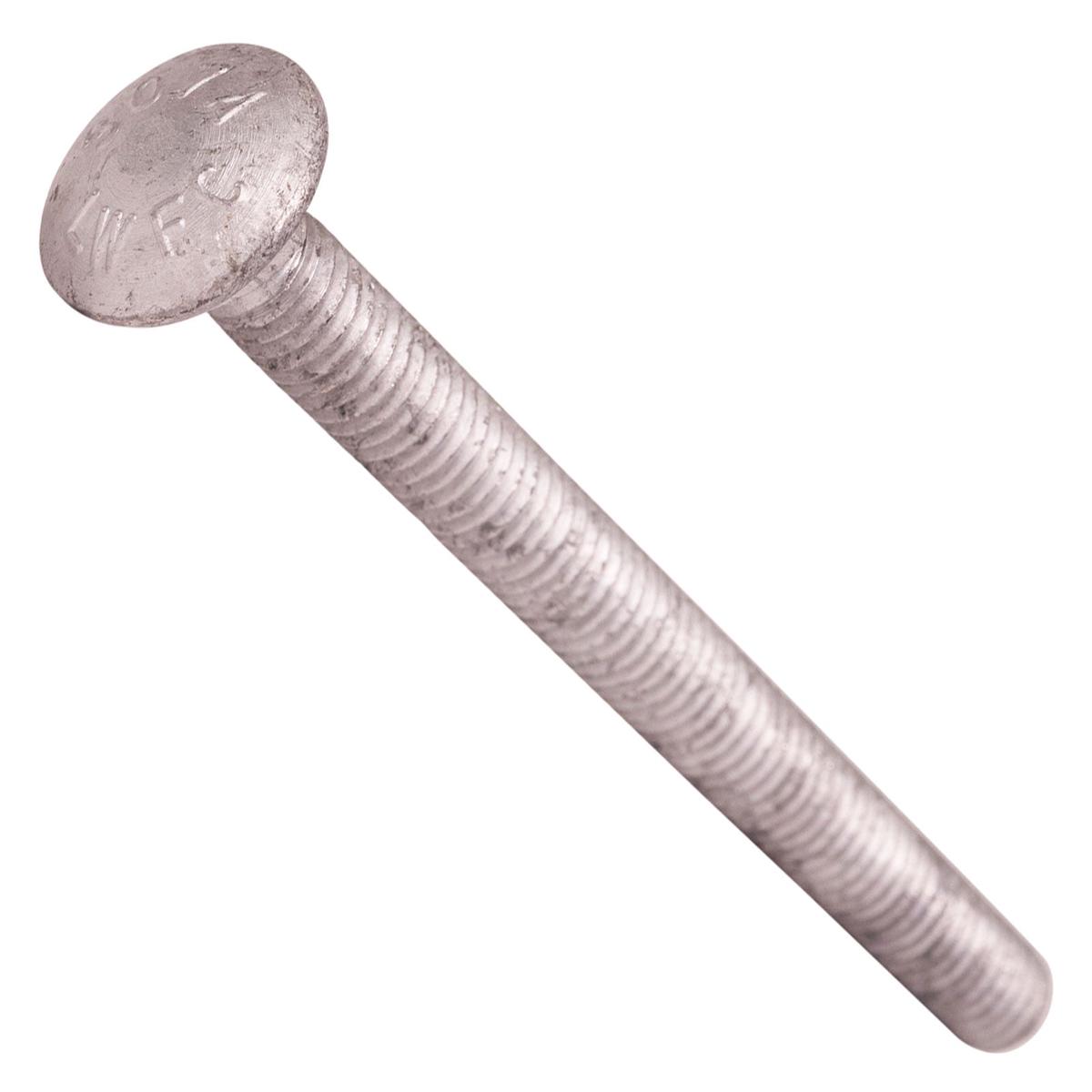 Conquest 3/8" x 4-1/2" A307 Carriage Bolt - Hot Dip Galvanized