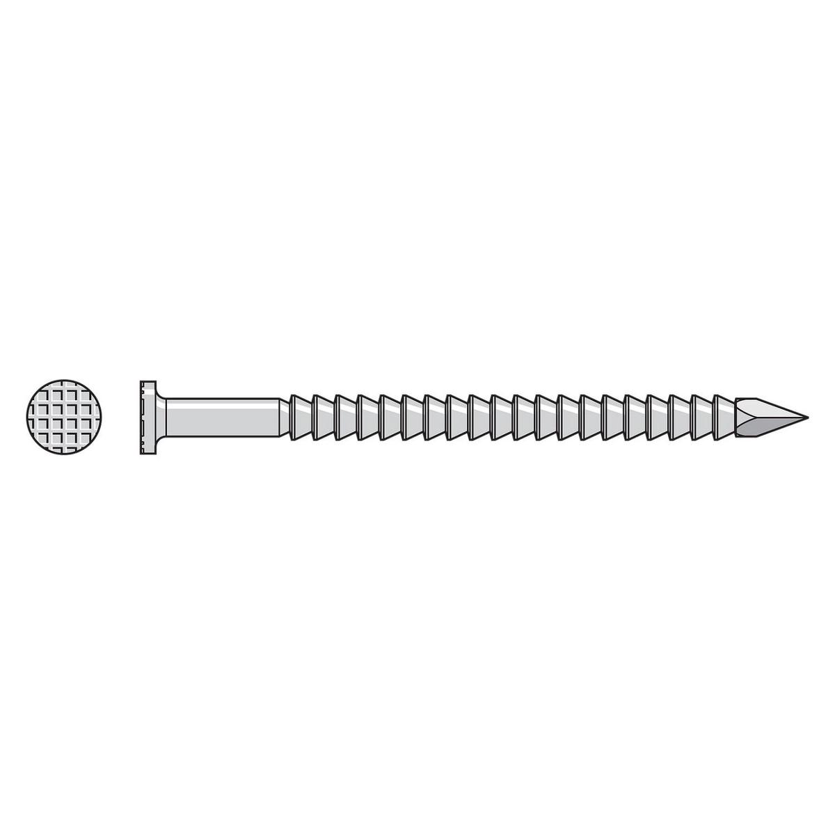 .072" x 1-3/4" Simpson T5ACDRWVRB Steel Cedar Trim Nail - 316 Stainless Steel, Pkg 25 Lb