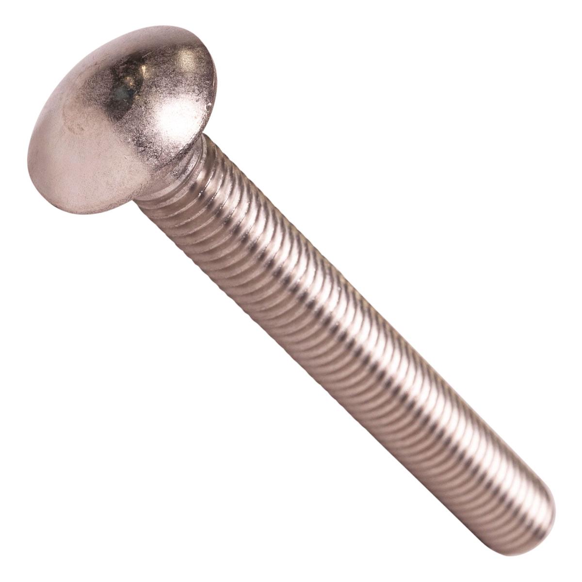 Conquest 1/2" x 4" Carriage Bolt - 18-8 Stainless Steel | Qty. 3,600 (Pallet)