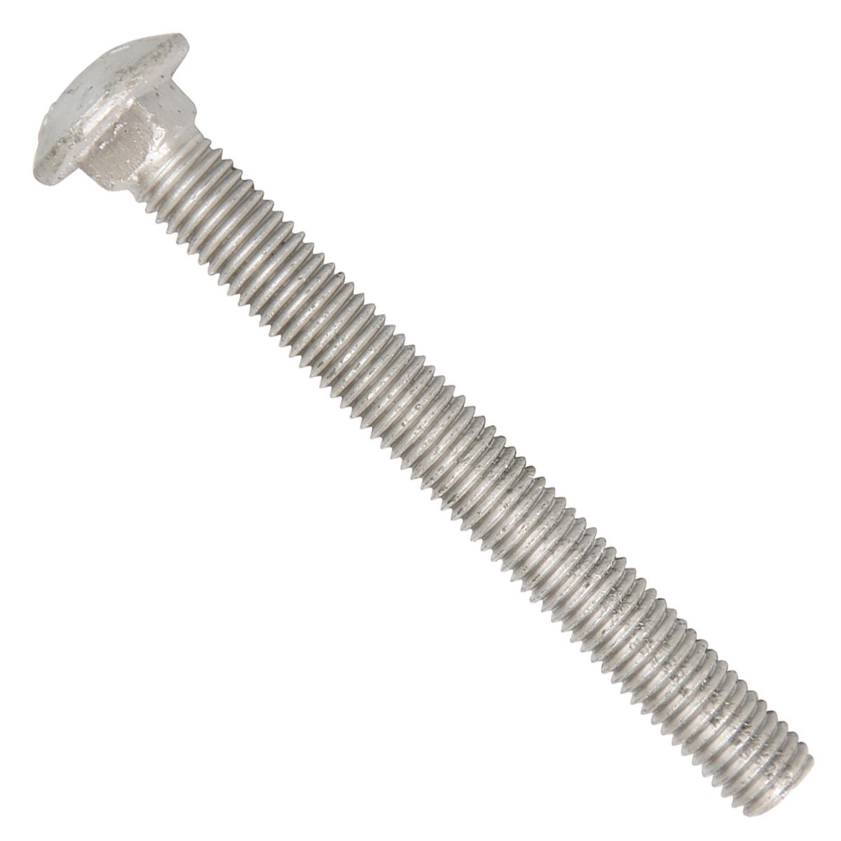 Conquest 5/8" x 6" A307 Carriage Bolt - Hot Dip Galvanized | Qty. 50 (Carton)