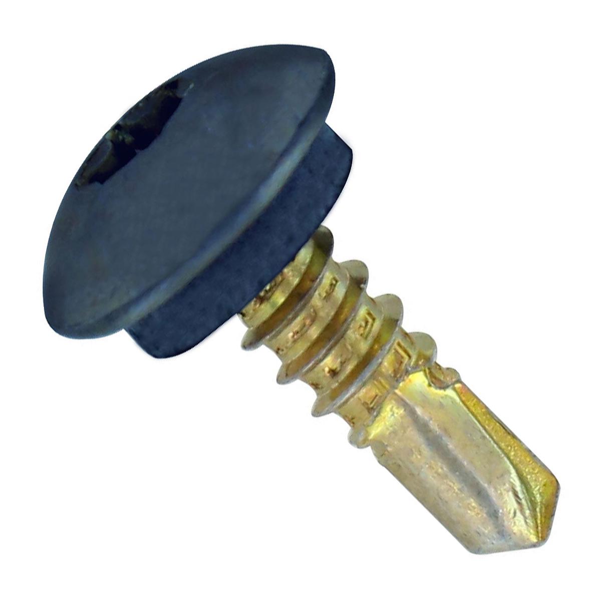 ST Fastening #12 x 3/4" Self-Drilling Eclipse Steelbinder Metal Roofing Screw, Star Truss Head - Hawaiian Blue | Qty. 120,000 (Pallet)