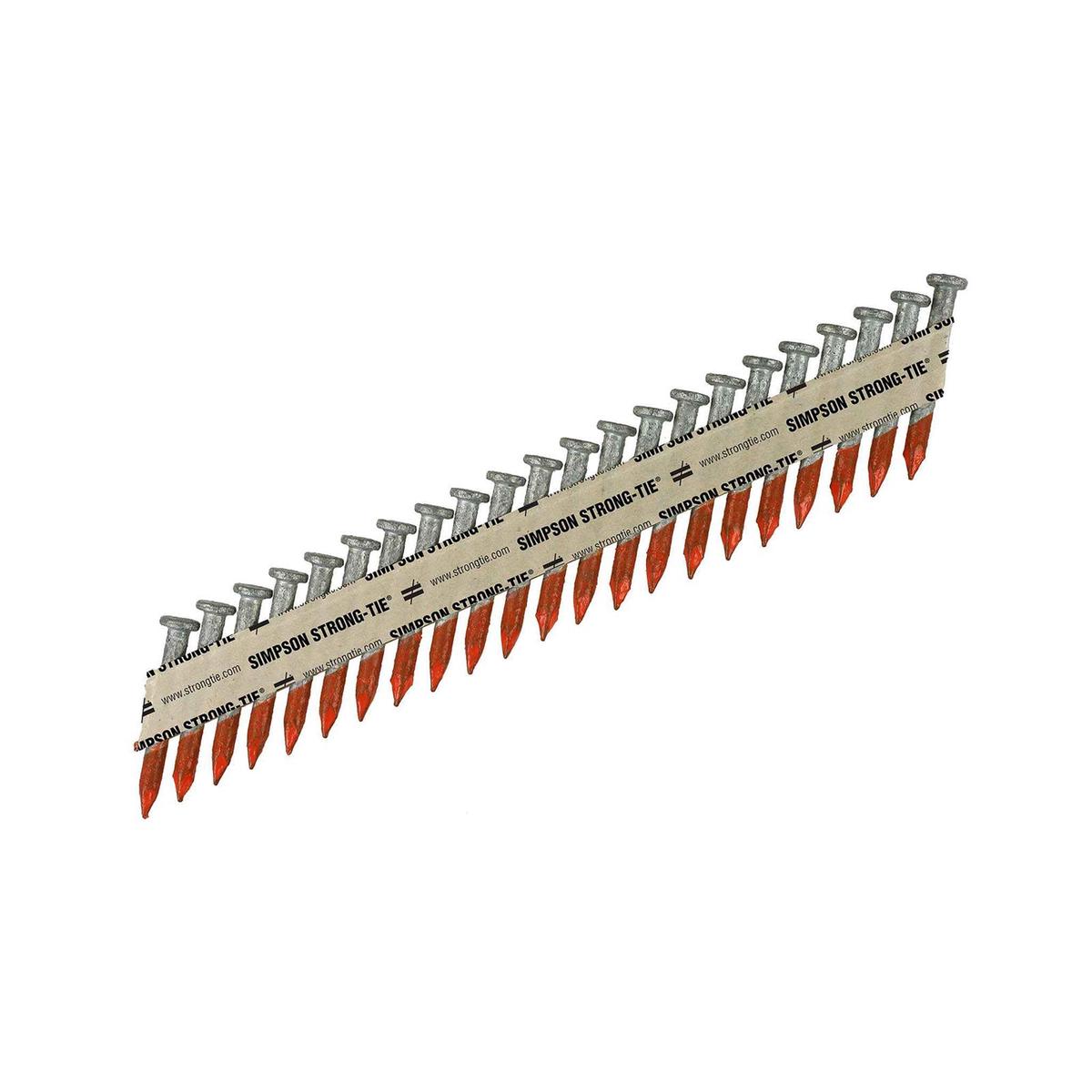 .131 x 1-1/2" Smooth Shank Connector Nail 33 Degree - Bright Coating, Pkg 4000
