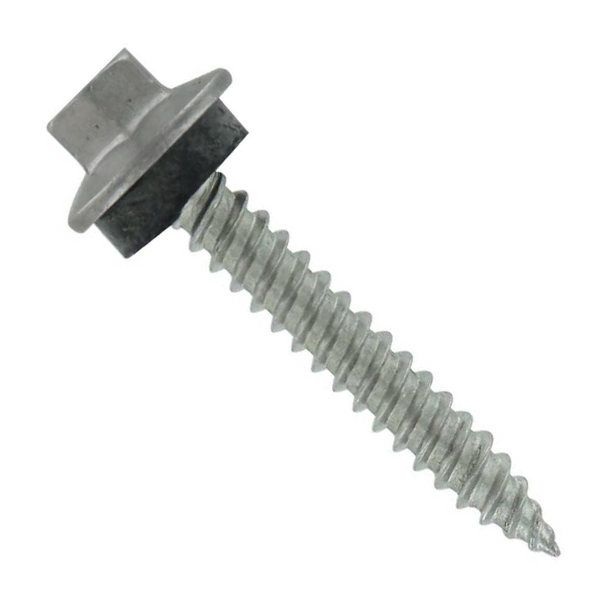 ST Fastening #10 x 1" SS Woodbinder Metal Roofing Screw - Ash Gray | Qty. 3,000 (Carton)