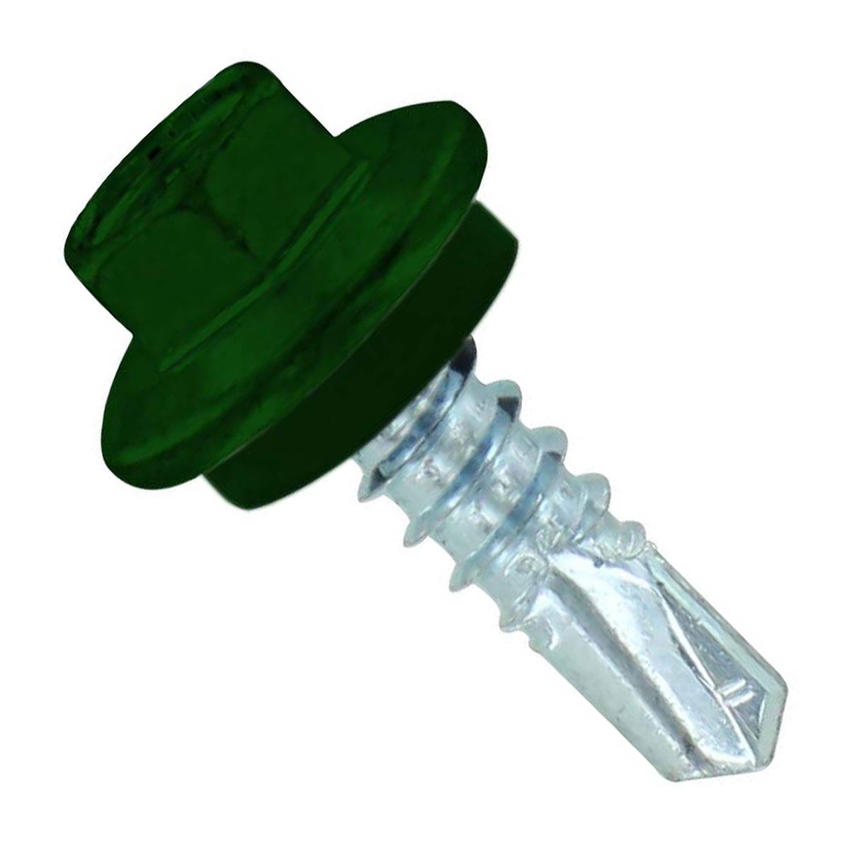 ST Fastening #12 X 3/4" Self-Drilling Maxx Steelbinder Metal Roofing Screw - Forest Green | Qty. 120,000 (Pallet)