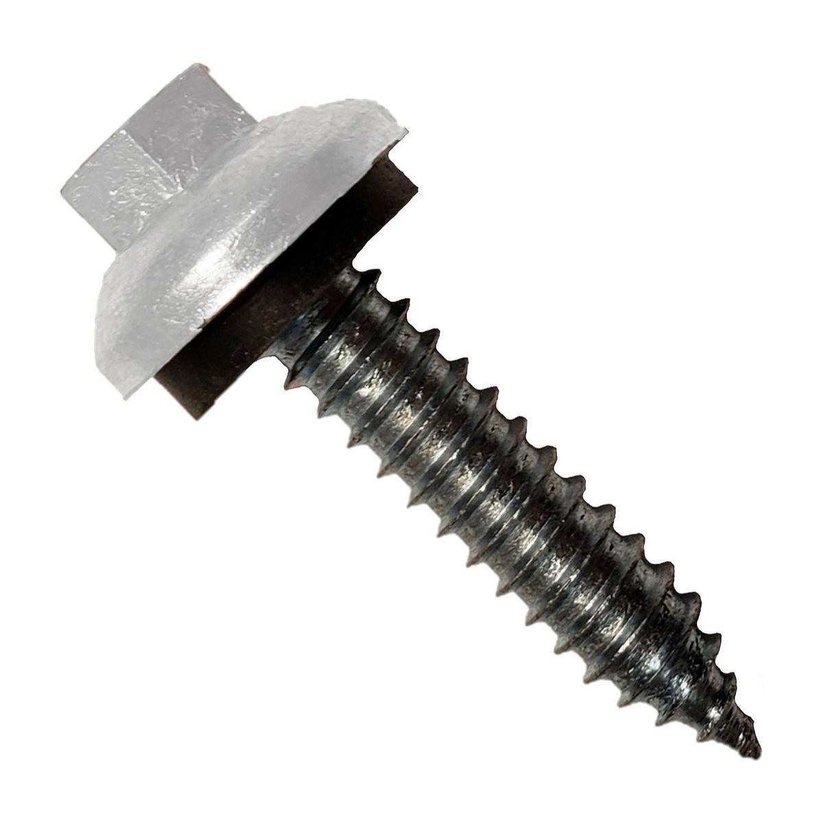 ST Fastening #14 x 1-1/4" Tapping ZXL Steelbinder Metal Roofing Screw - Polar White - Qty. 96,000 (Pallet)