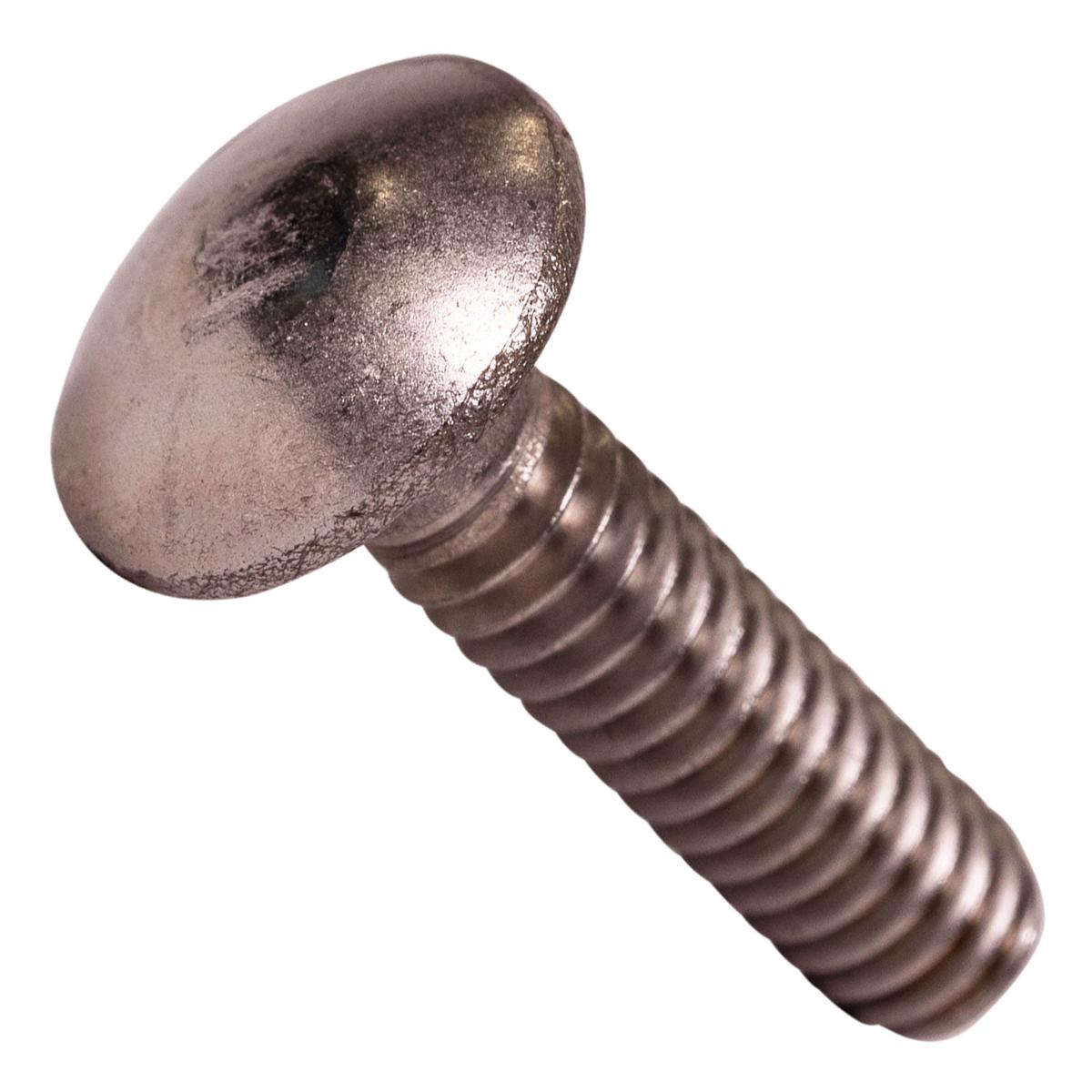 Conquest 1/4" x 1" Carriage Bolt - 18-8 Stainless Steel