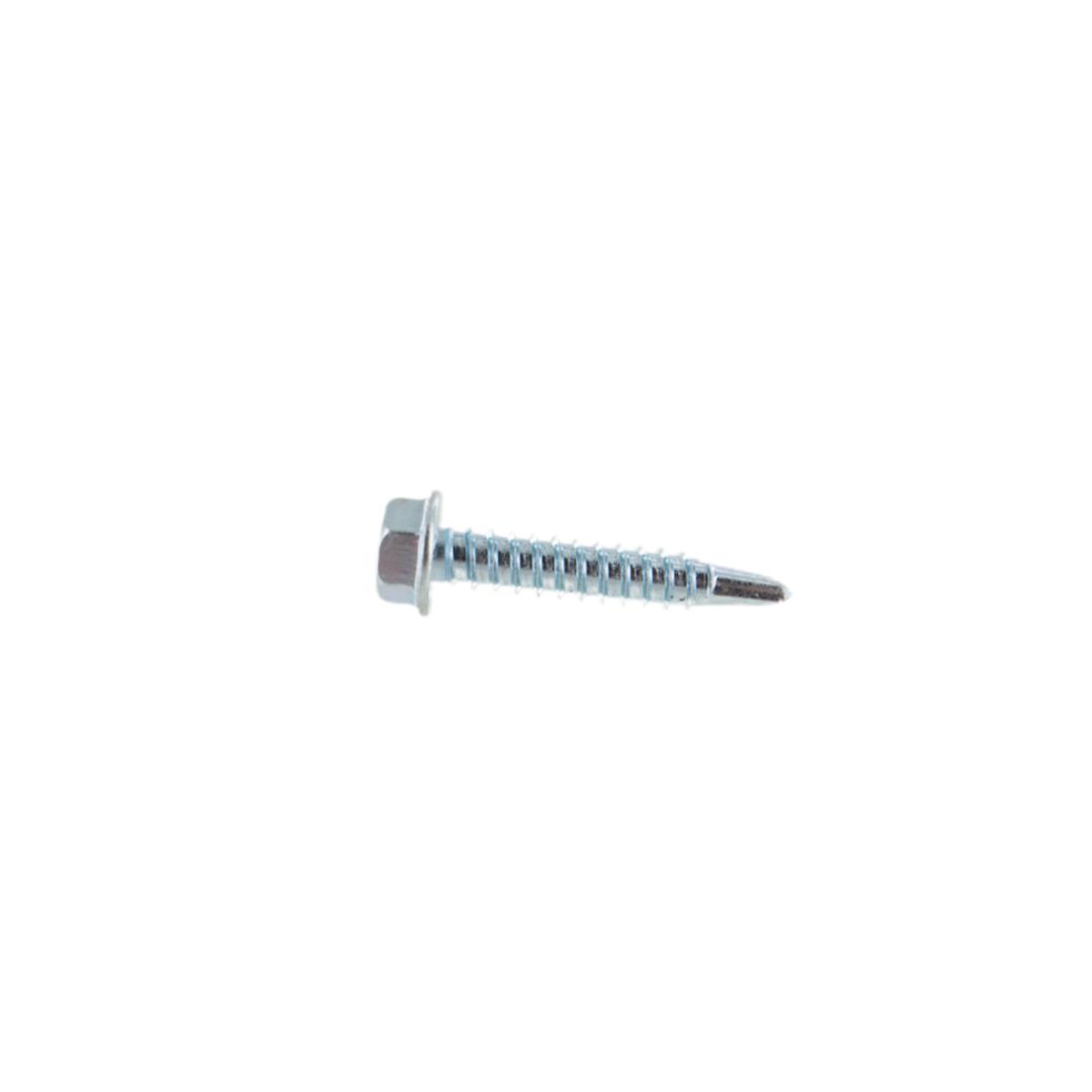 ST Fastening 12 x 1-1/4" Self-Drilling HWH Steelbinder Metal Screw, Hex Head - Electro-Galvanized, Qty. 250