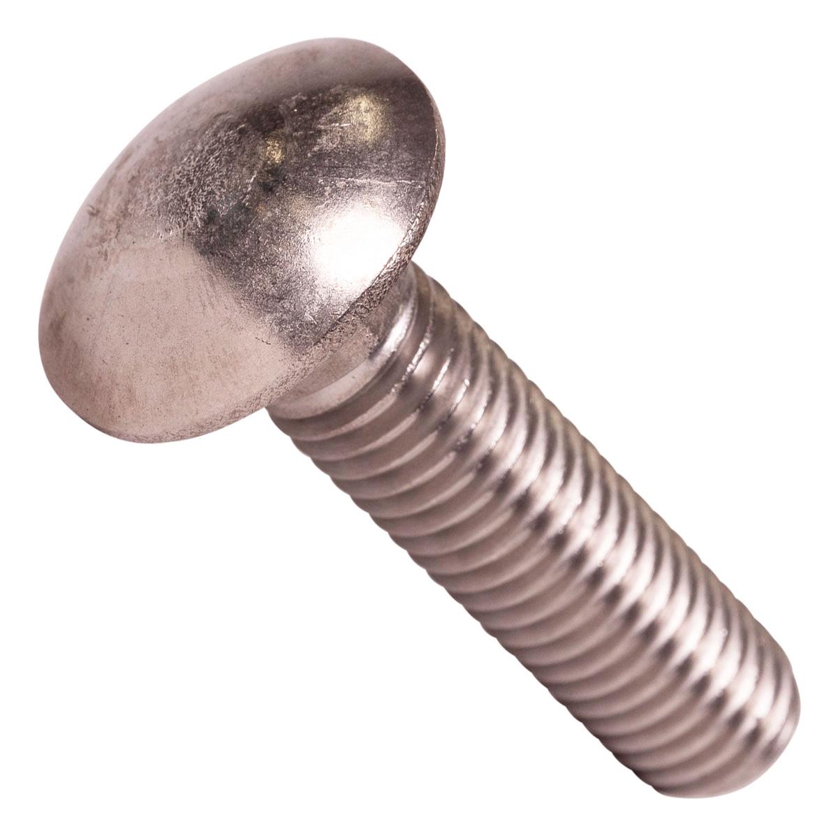 Conquest 1/2" x 2" Carriage Bolt - 18-8 Stainless Steel | Qty. 150 (Carton)