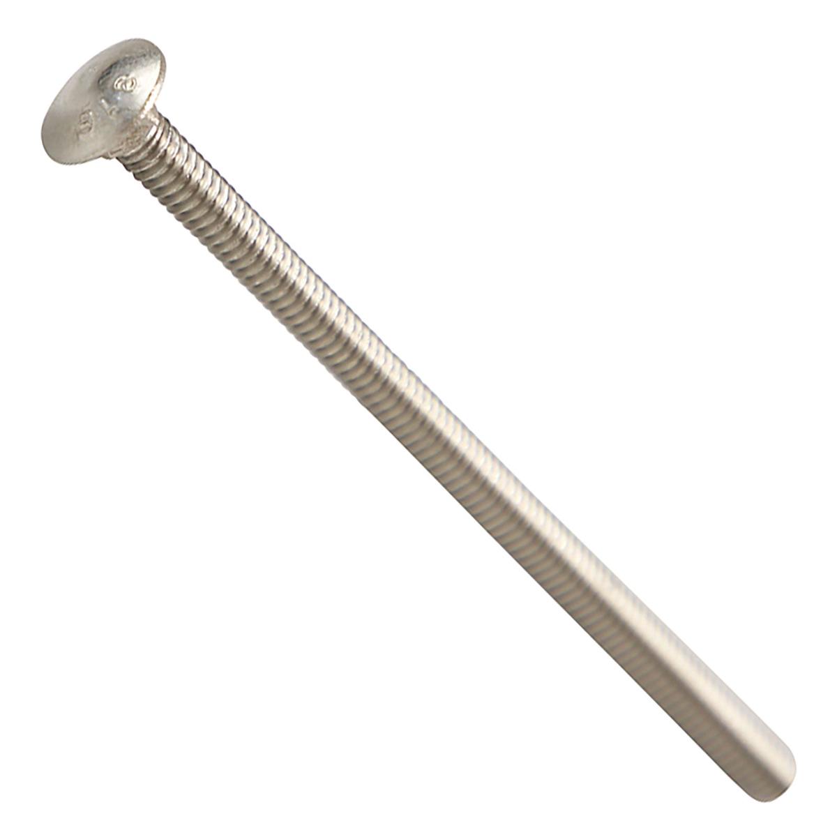 Conquest 1/4" x 4-1/2" Carriage Bolt - 316 Stainless Steel | Qty. 400 (Carton)
