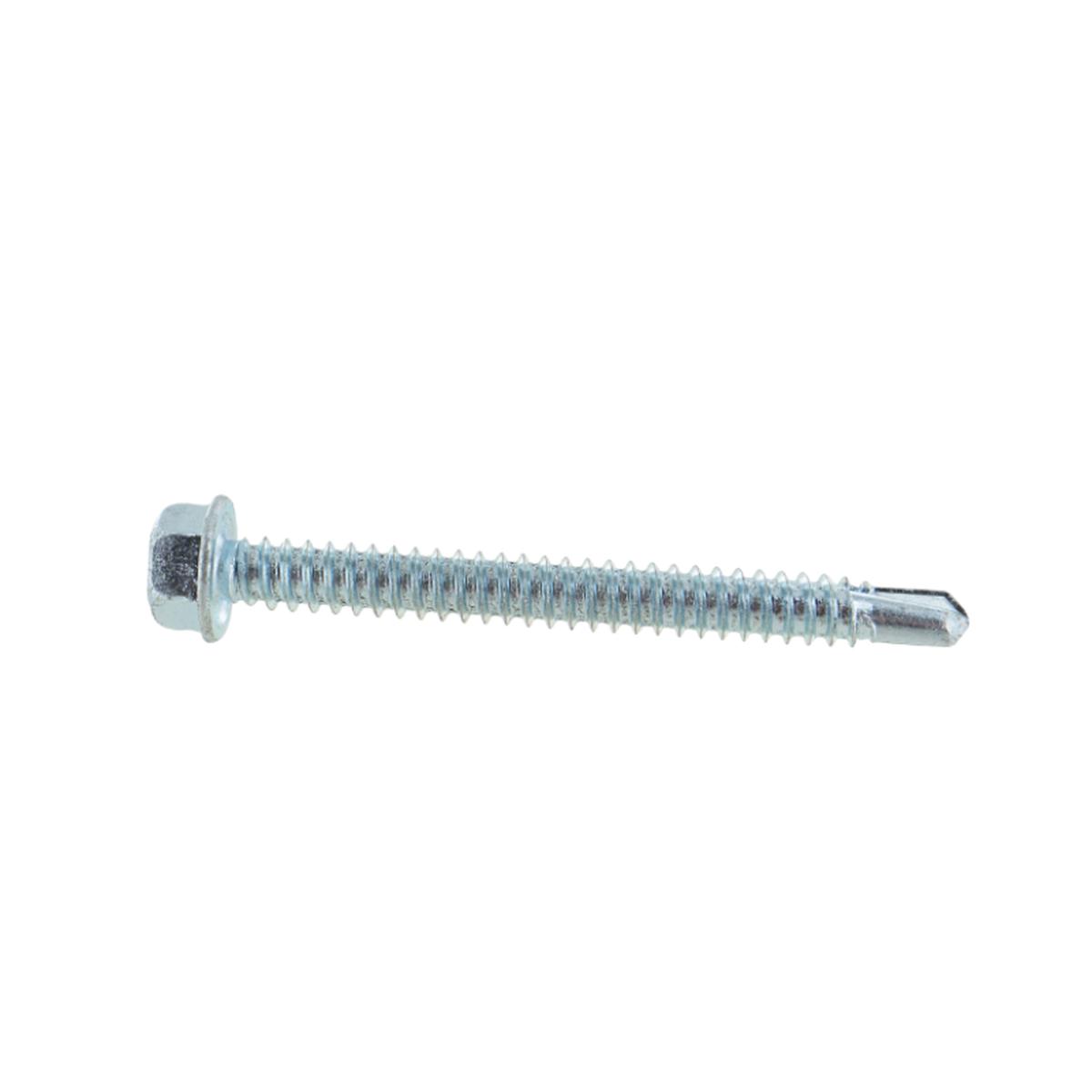 ST Fastening 1/4 x 2-1/2" Self-Drilling HWH Steelbinder Metal Screw, Hex Washer Head - Electro-Galvanized, Qty. 250