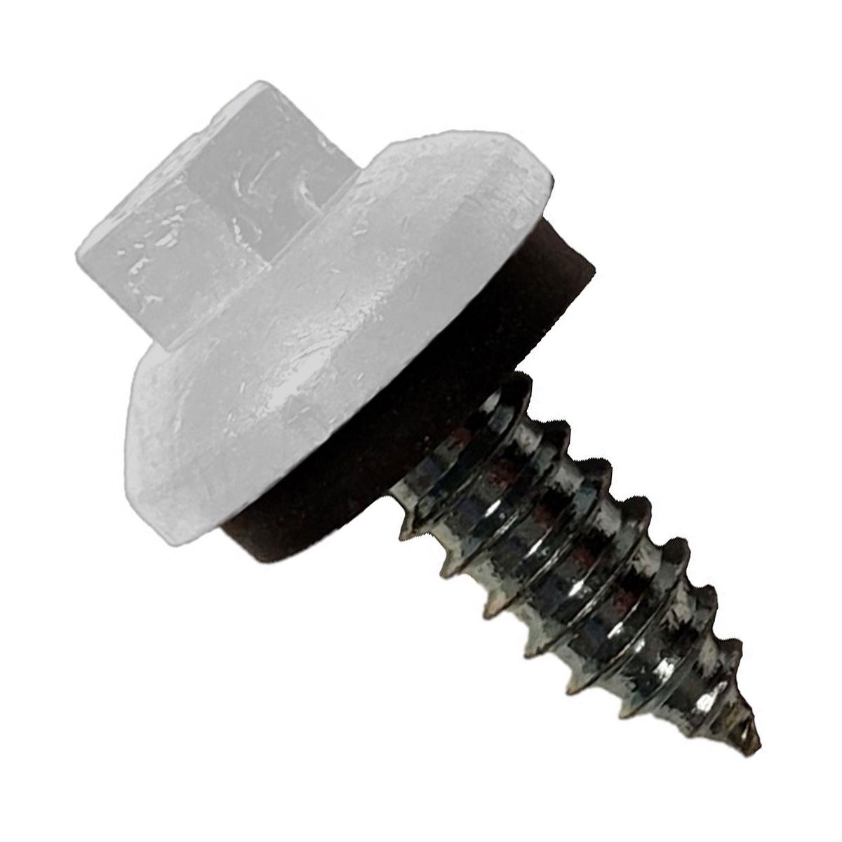 ST Fastening #14 x 3/4" Tapping ZXL Steelbinder Metal Roofing Screw, Hex Washer Head - Alamo White - Qty. 120,000 (Pallet)