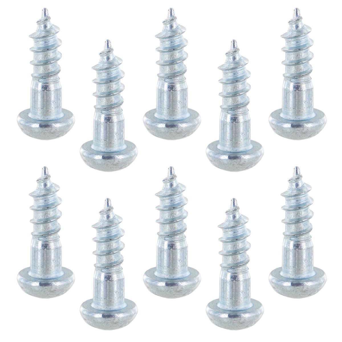 #12 X 3/4" E-Track Wood Screw w/ Round Phillips Head (10 pk)