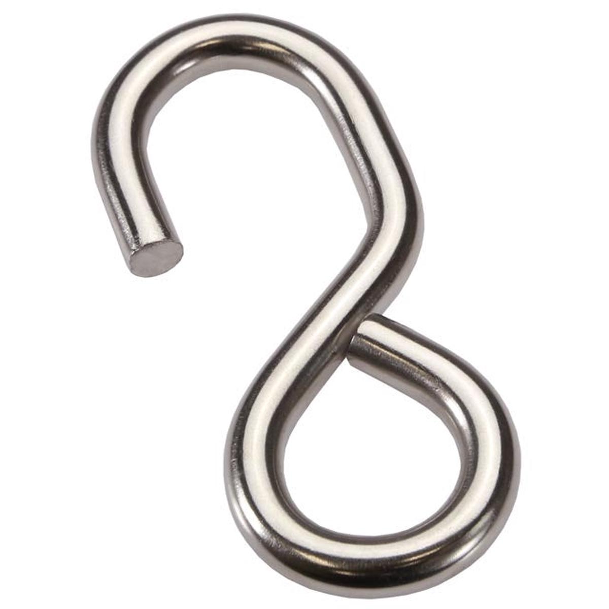 Stainless Steel S-Hook, Type 304 | 765 lbs. BS