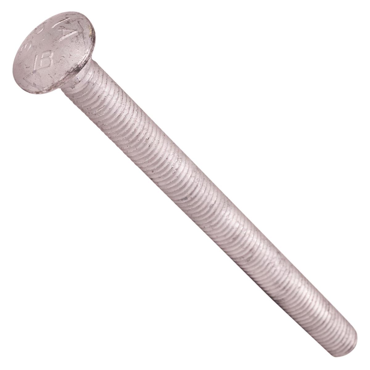 Conquest 1/2" x 6-1/2" A307 Carriage Bolt - Hot Dip Galvanized