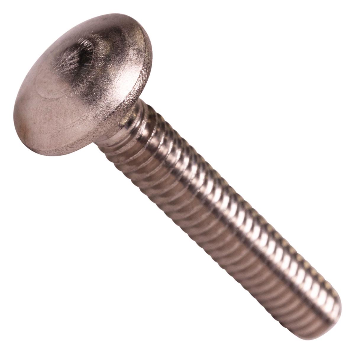 Conquest 1/4" x 1-1/2" Carriage Bolt - 18-8 Stainless Steel | Qty. 1,000 (Carton)