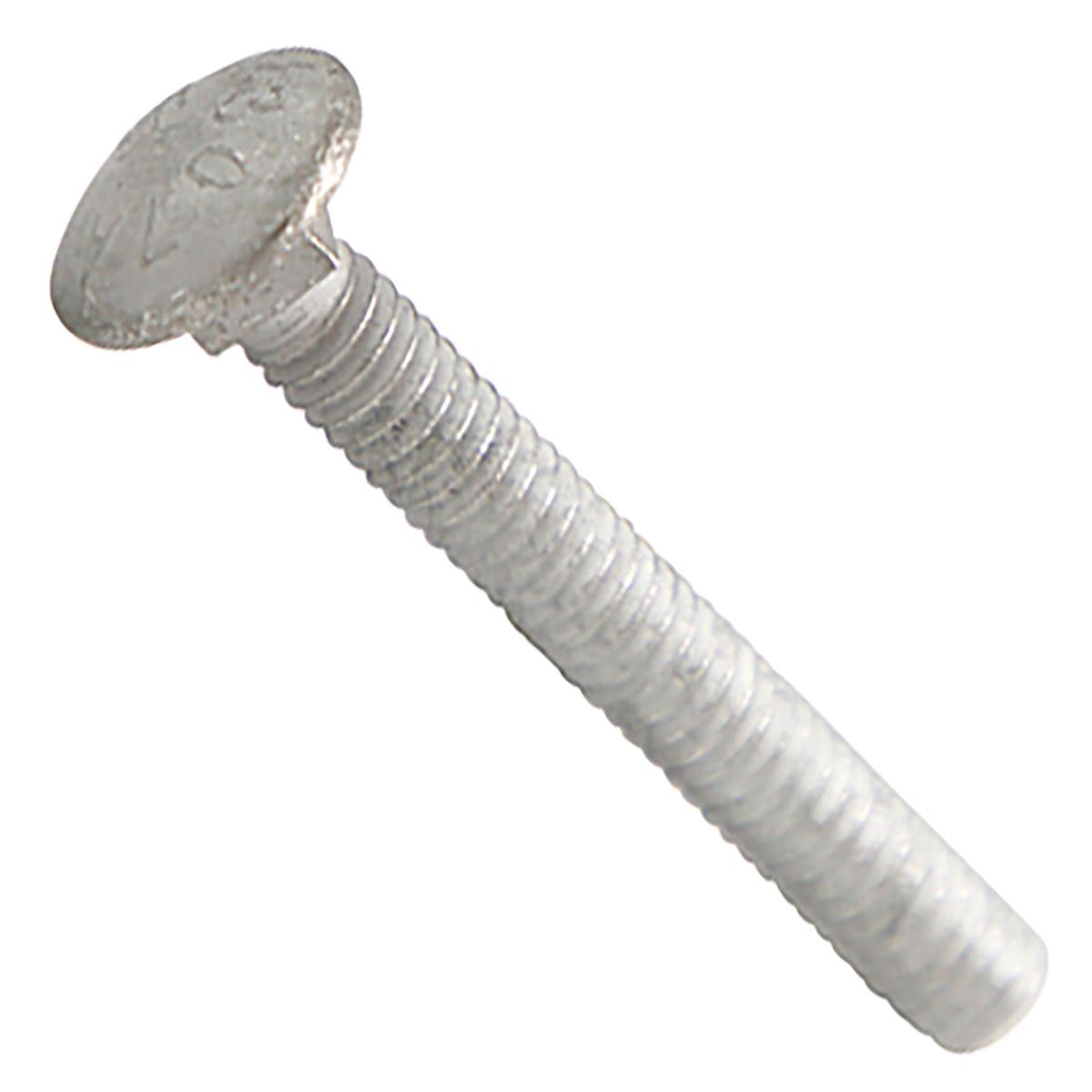 Conquest 1/4" x 2" A307 Carriage Bolt - Hot Dip Galvanized