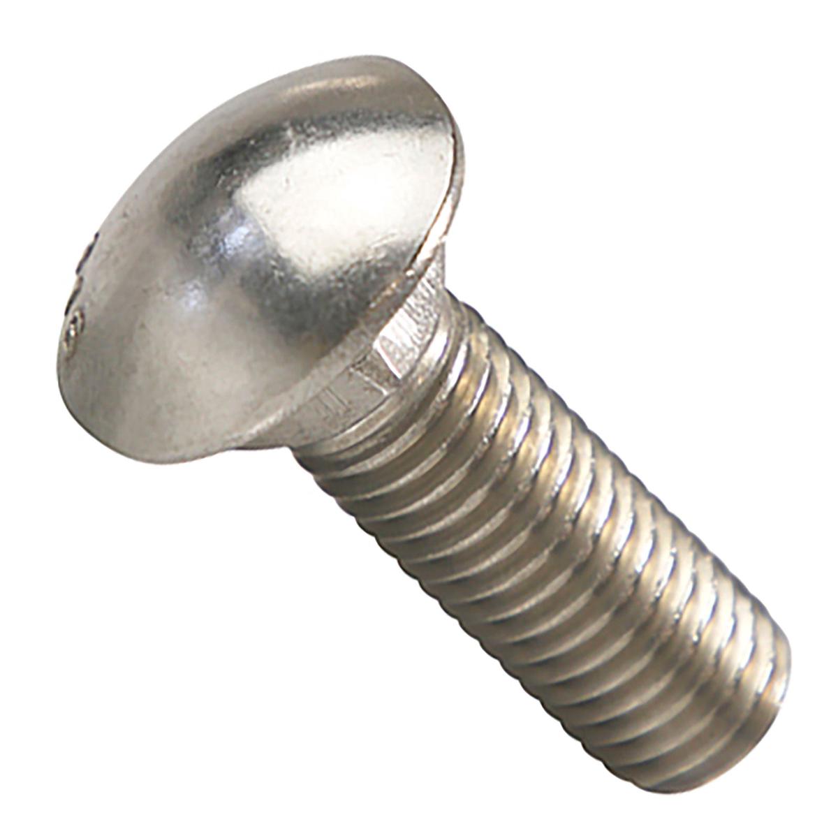Conquest 5/8" x 2" Carriage Bolt - 316 Stainless Steel | Qty. 100 (Carton)