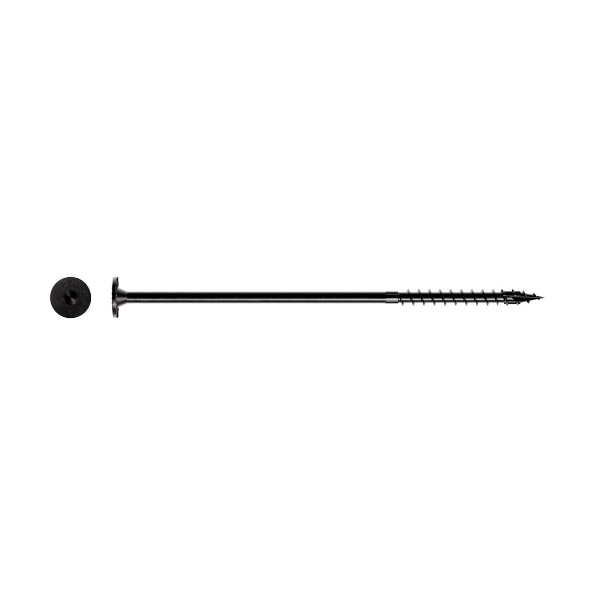 0.220" x 8" Strong-Tie SDWS22800DBBMB Timber Screw - Double Barrier Coating, Black | Qty. 250