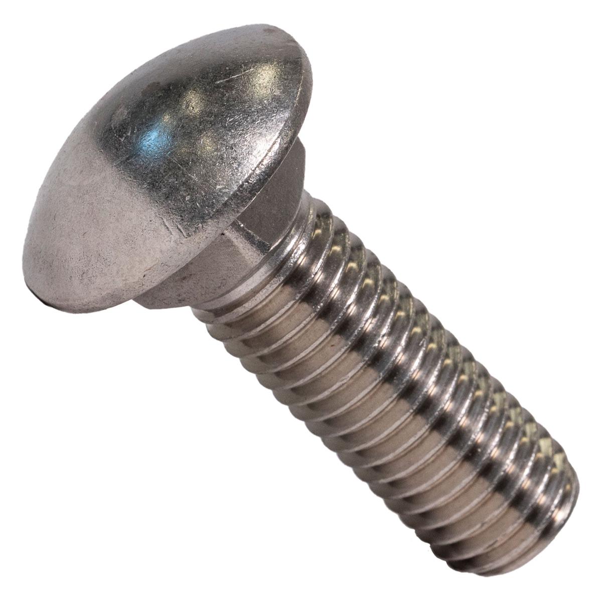 Conquest 5/8" x 2" Carriage Bolt - 18-8 Stainless Steel | Qty. 3,600 (Pallet)