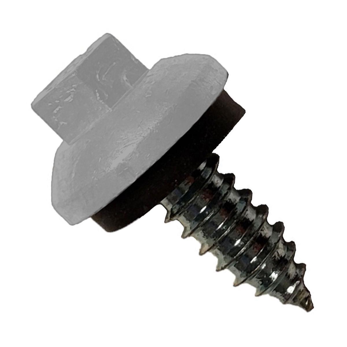 ST Fastening #14 x 3/4" Tapping ZXL Steelbinder Metal Roofing Screw, Hex Washer Head - Ash Gray - Qty. 2,500 (Carton)