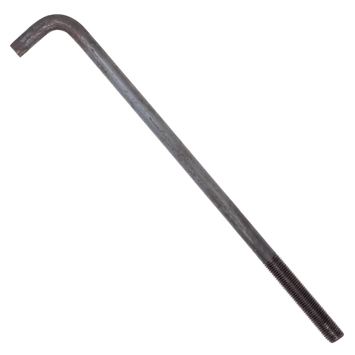 1" x 24" L-Bolt Concrete Anchor Bolt - Plain
