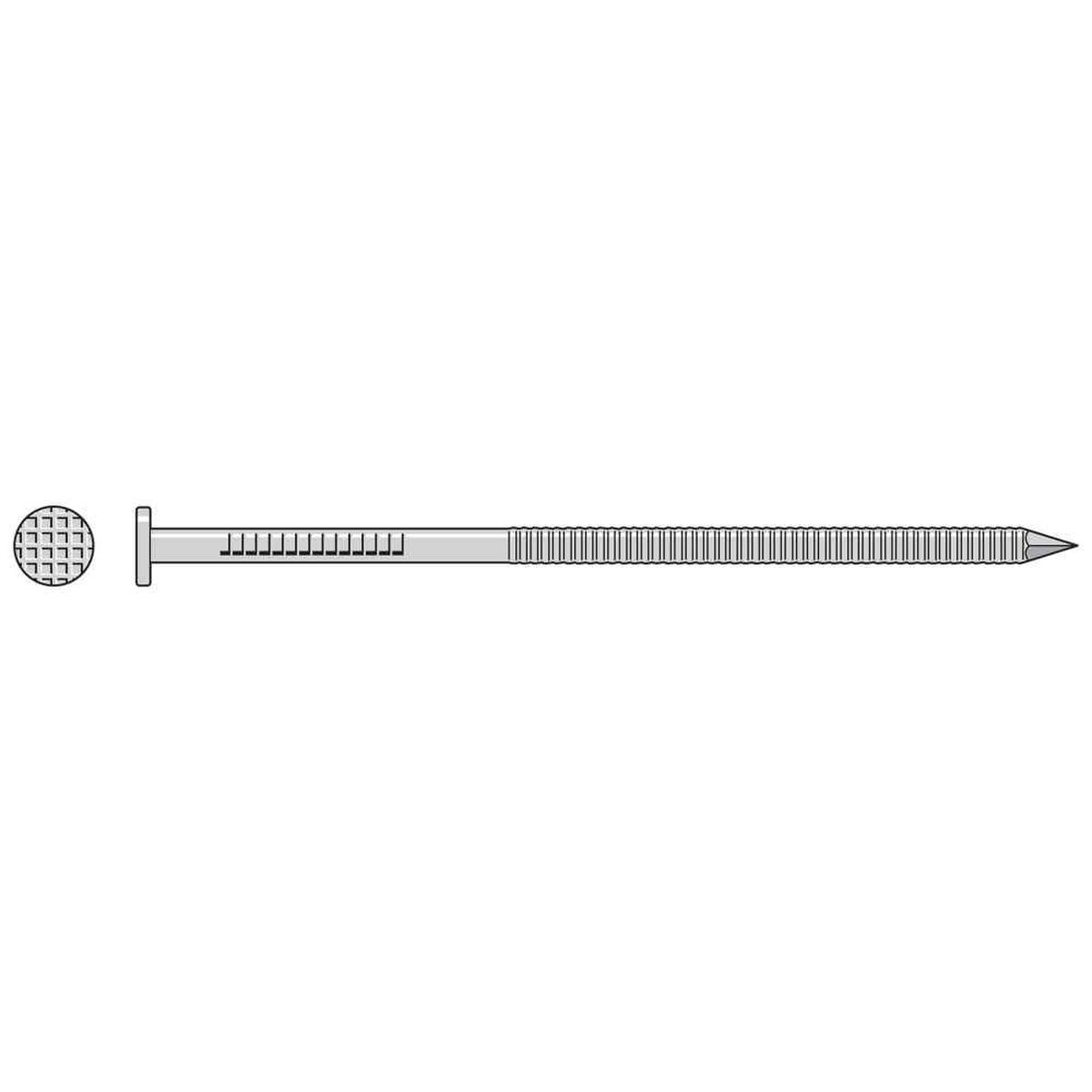 2-1/2" - 12 Gauge Cedar and Redwood Decking Nails - 316 Stainless Steel, Pkg 145