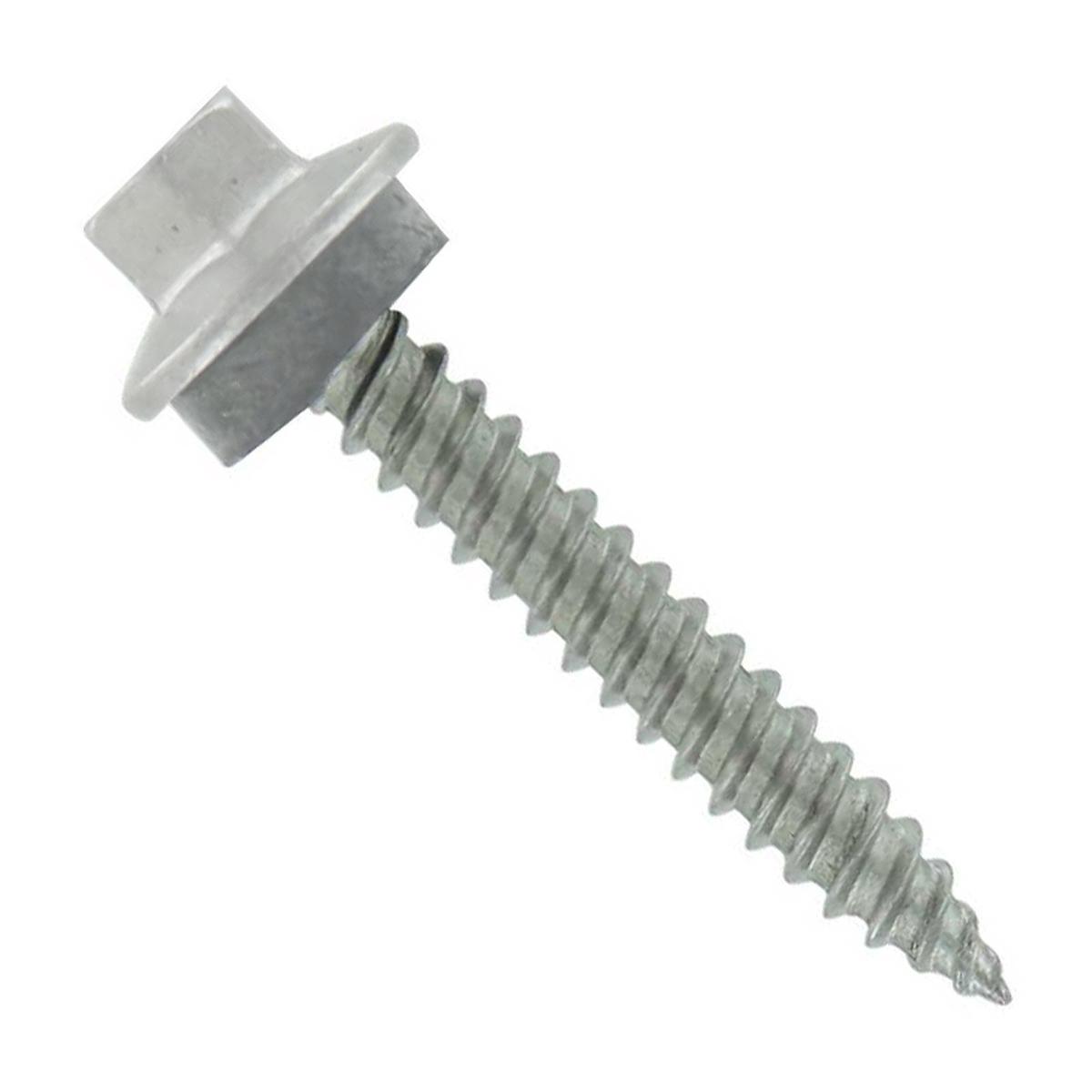 ST Fastening #10 x 1" SS Woodbinder Metal Roofing Screw - Polar White | Qty. 144,000 (Pallet)