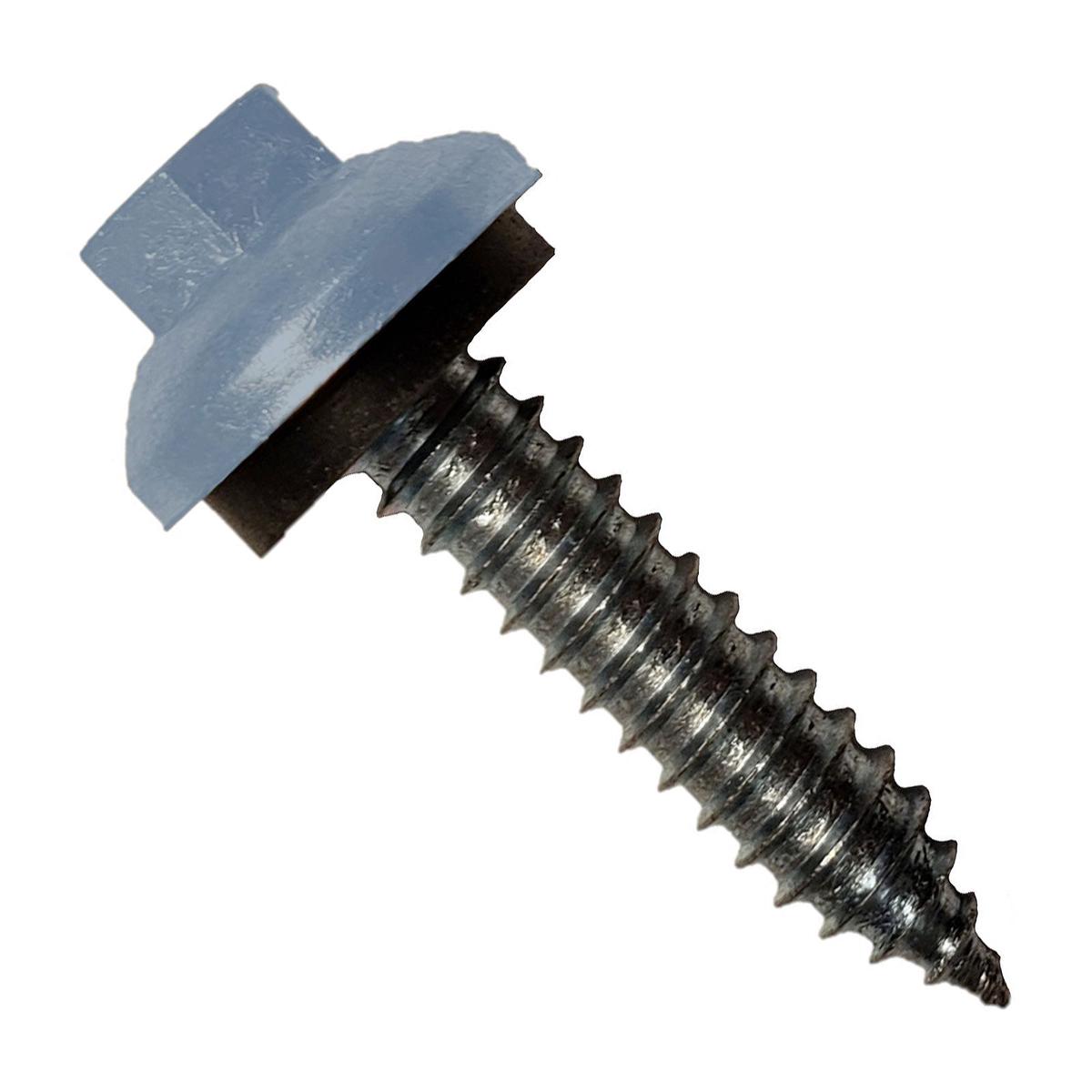 ST Fastening #14 x 1-1/4" Tapping ZXL Steelbinder Metal Roofing Screw - Hawaiian Blue - Qty. 96,000 (Pallet)