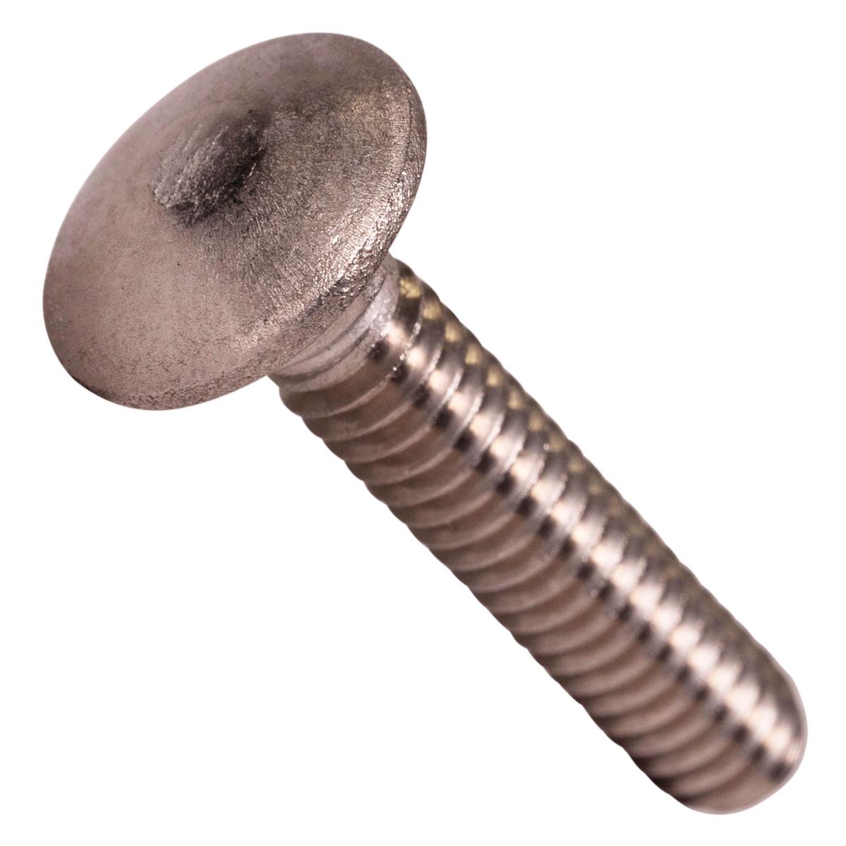 Conquest 1/4" x 1-1/4" Carriage Bolt - 18-8 Stainless Steel