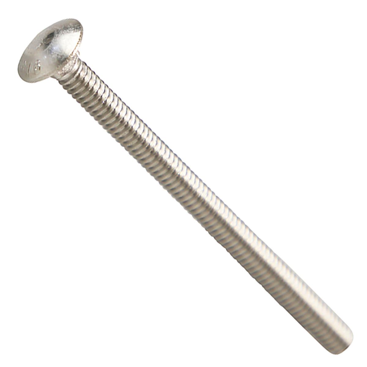 Conquest 1/4" x 3-1/2" Carriage Bolt - 316 Stainless Steel