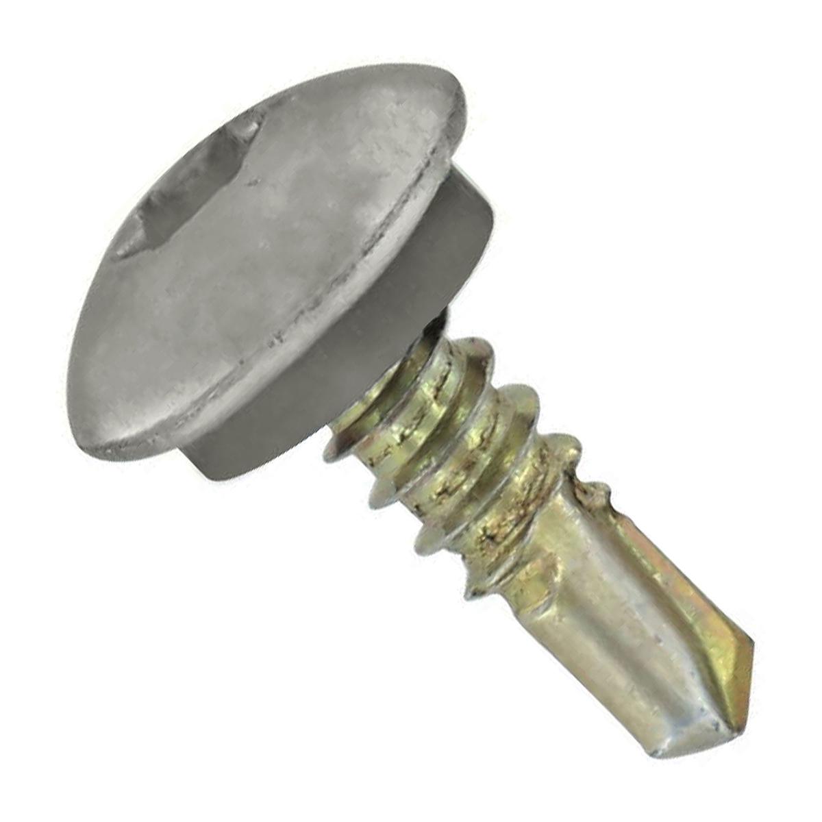 ST Fastening 1/4" x 7/8" Self-Drilling Eclipse Steelbinder Metal Roofing Stitch Screw, Truss Head - Ash Gray | Qty. 120,000 (Pallet)