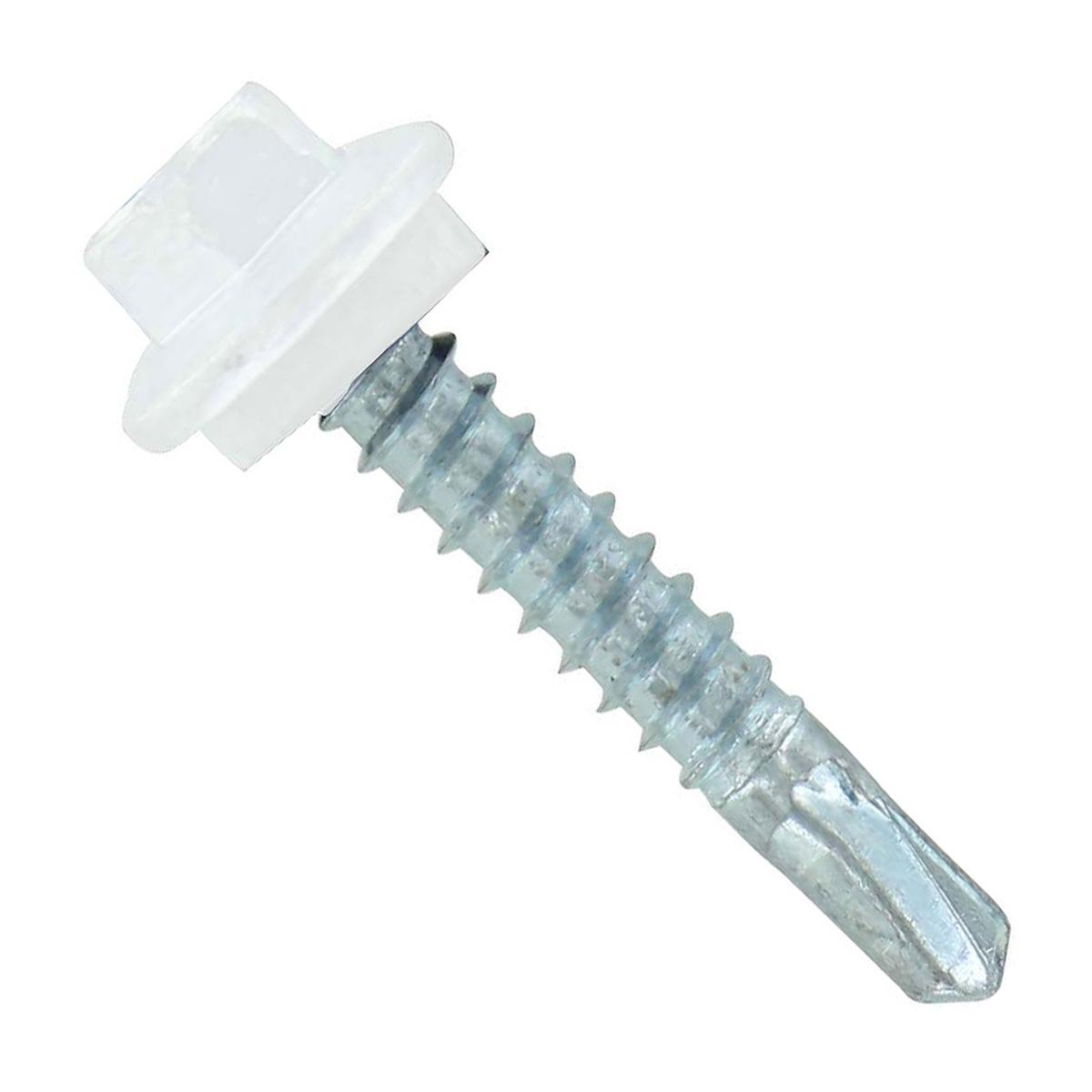 ST Fastening #12 X 1-1/4" Self-Drilling Maxx Steelbinder Metal Roofing Screw - Bright White | Qty. 120,000 (Pallet)