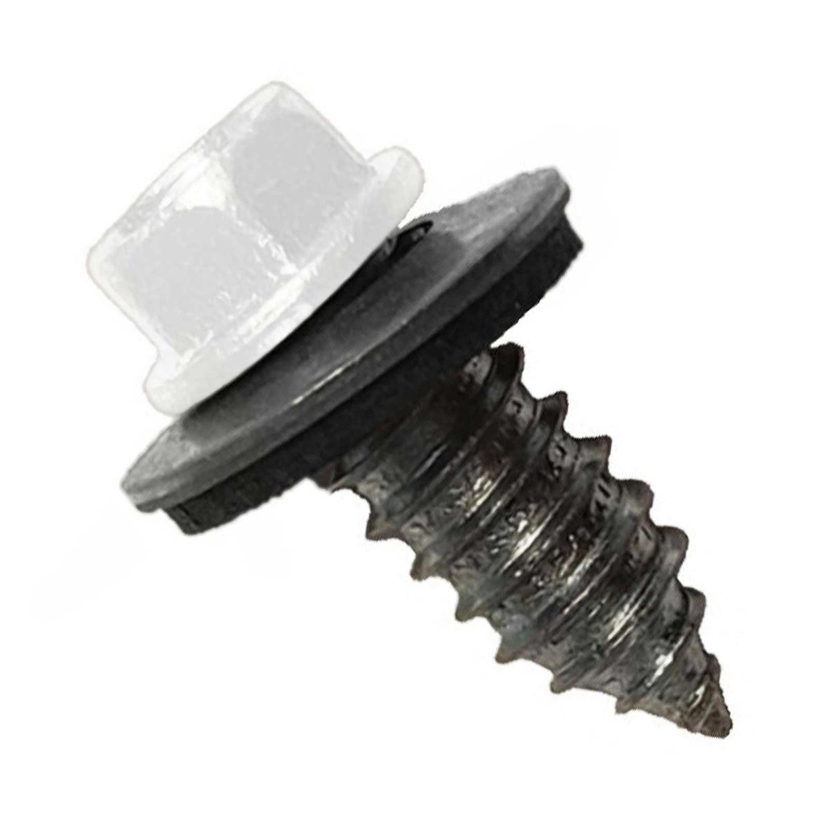 ST Fastening #17 x 3/4" Tapping Steelbinder Metal Roofing Screw, Hex Washer Head - Bright White | Qty. 120,000 (Pallet)