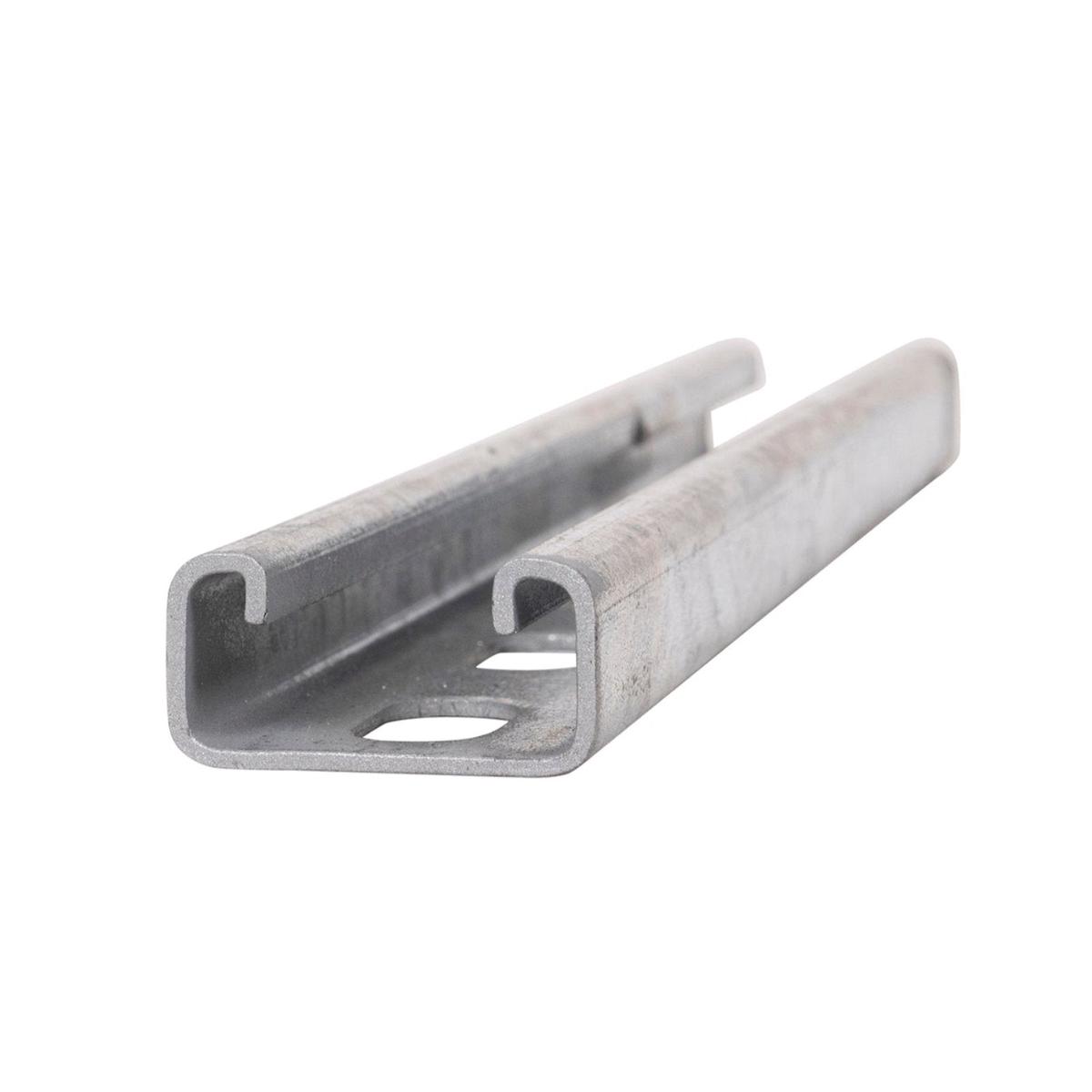 1-5/8" x 13/16" Strut Channel with Short Slots 1 ft. - Hot-Dip Galvanized