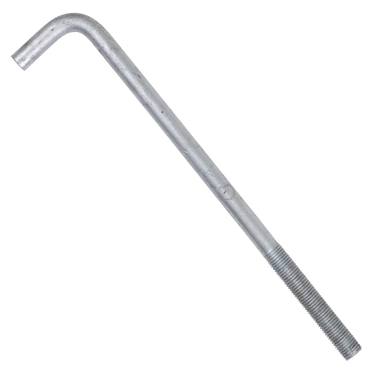1" x 21" L-Bolt Concrete Anchor Bolt - Hot Dip Galvanized