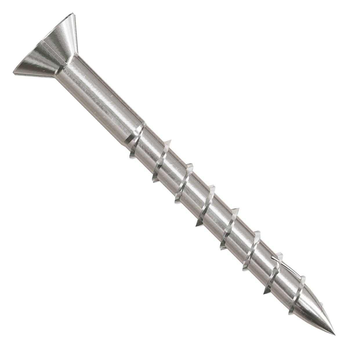 #8 x 1-5/8" Simpson Strong-Tie DWP T20 Flat Head Deck Screw - 316 Stainless Steel, Pkg. 100
