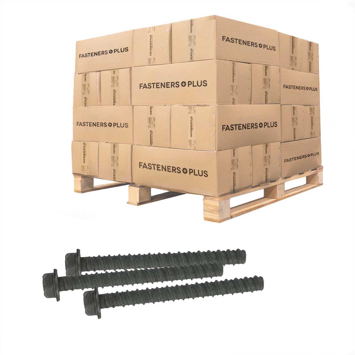 Tapcon 1/2" x 5" LDT Large Diameter Concrete Screw, Hex Head - Zinc | Qty. 4,500 (Pallet)