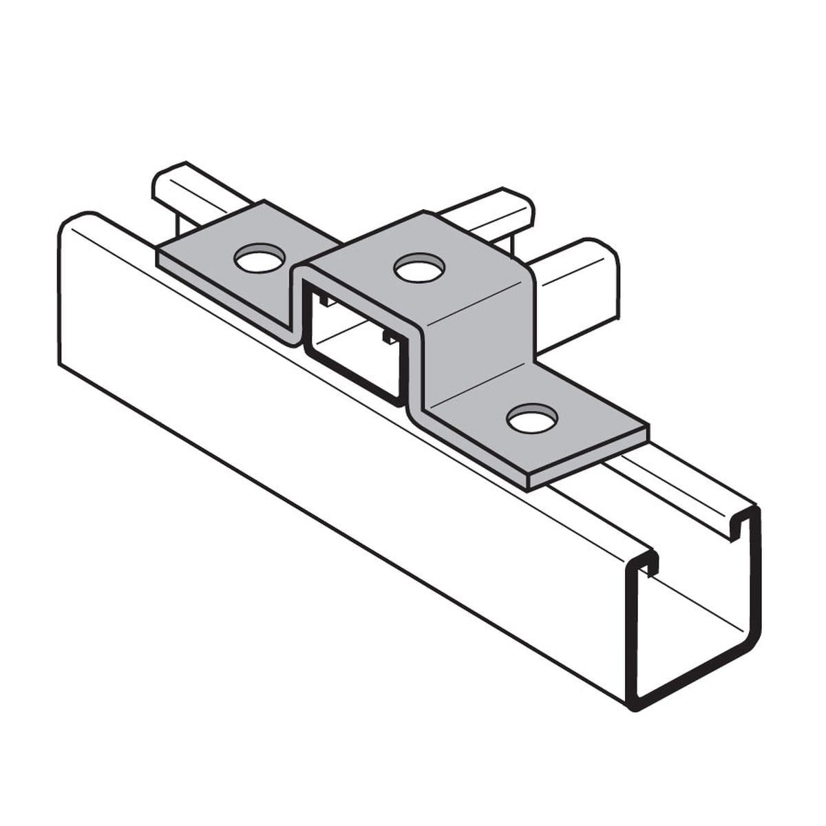 U Fitting For 2-7/16" Channel Height - 304 Stainless Steel