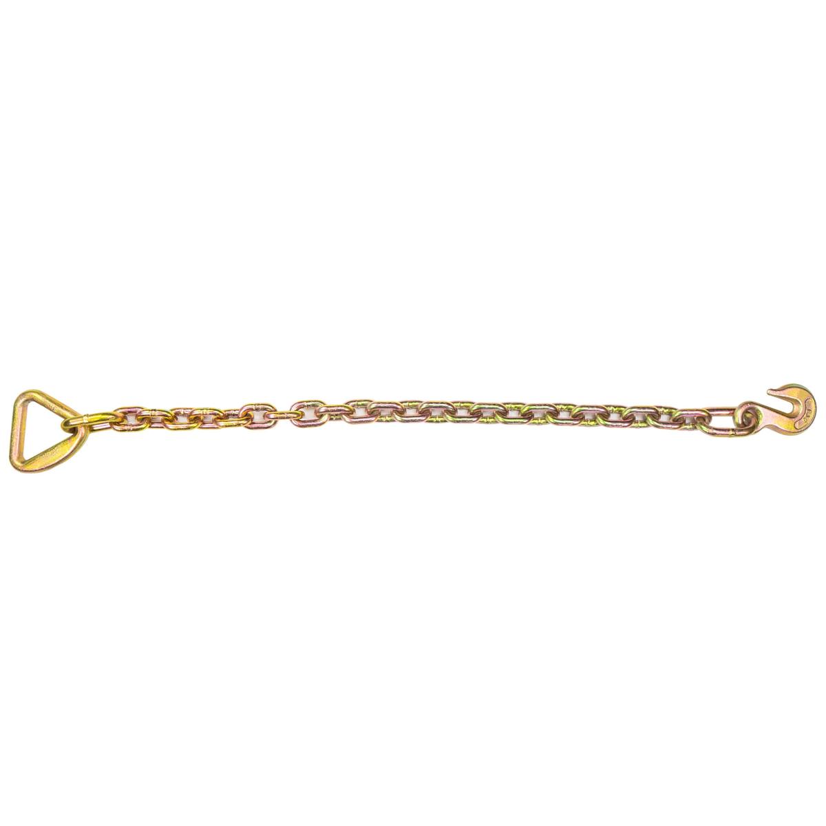 3/8" x 34" Chain Extension w/ 3" D-Ring - 20,000 lbs. BS