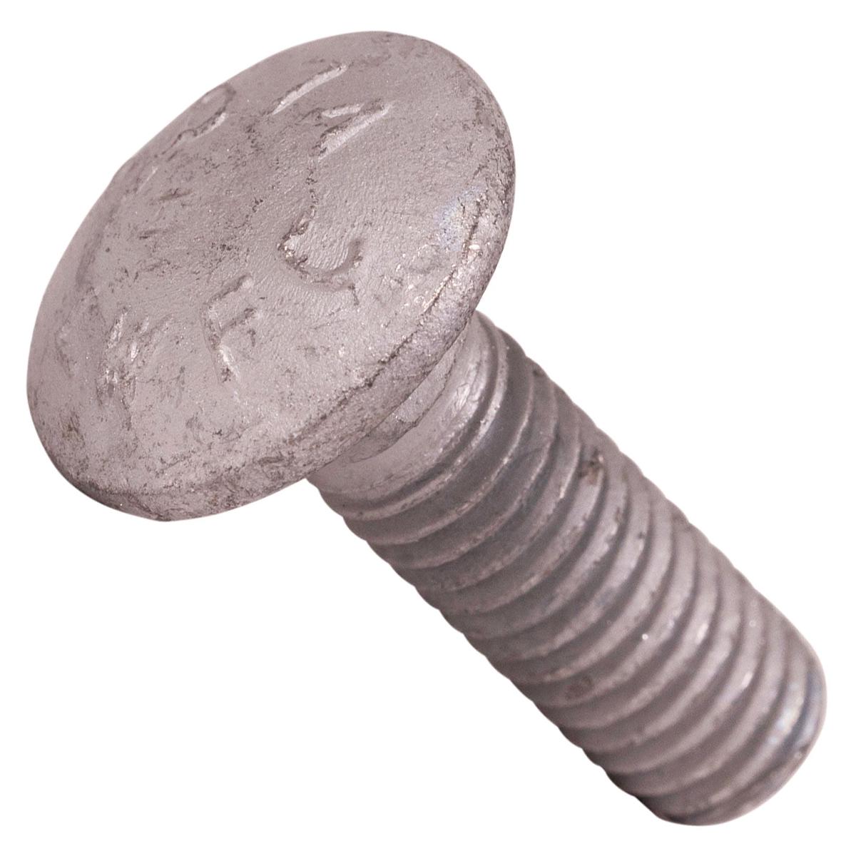 Conquest 3/8" x 1-1/4" A307 Carriage Bolt - Hot Dip Galvanized | Qty. 875 (Carton)