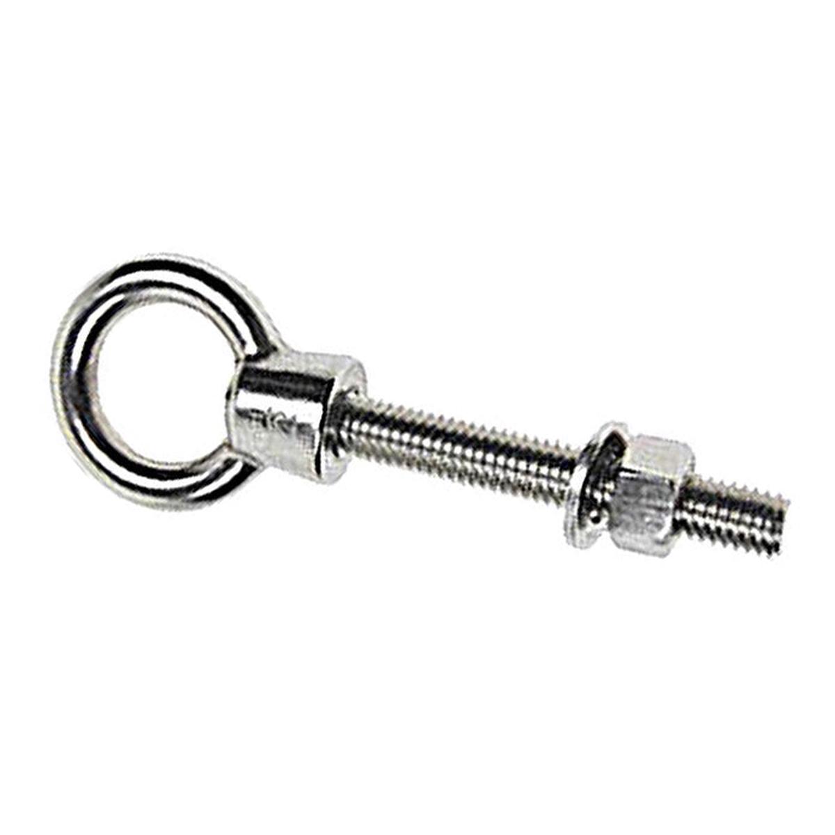 Shoulder Eye Bolts - Stainless Steel Type 316 - Long - 1-1/4" x 18"
