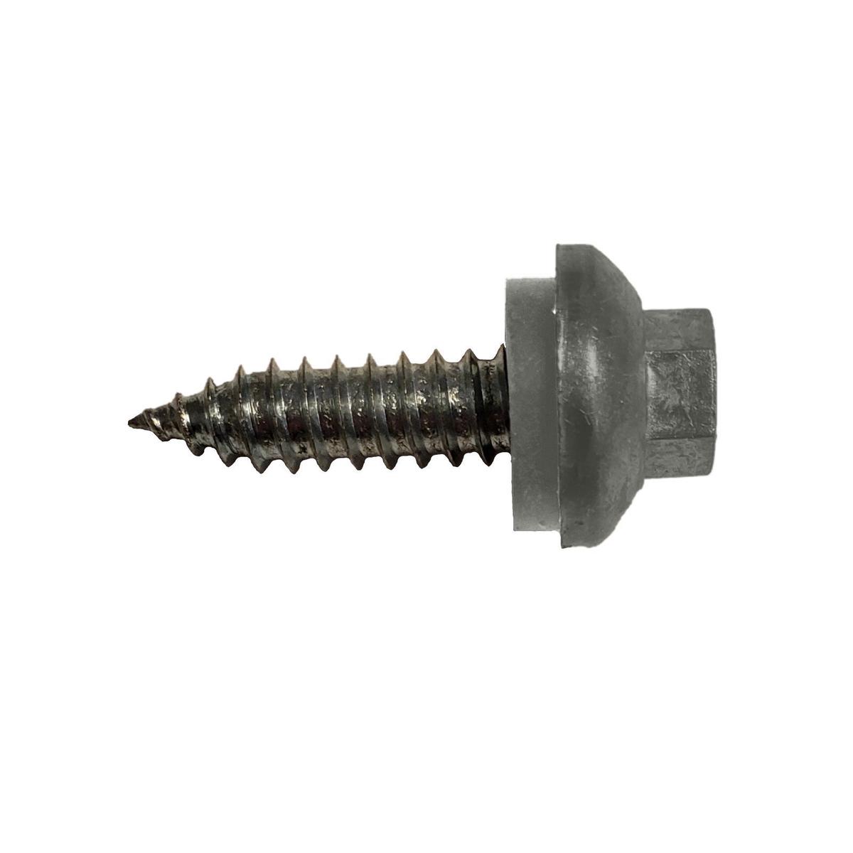 ST Fastening #14 x 1" Tapping ZXL Steelbinder Metal Roofing Screw, Hex-Washer Head - Burnished Slate | Qty. 120,000 (Pallet)